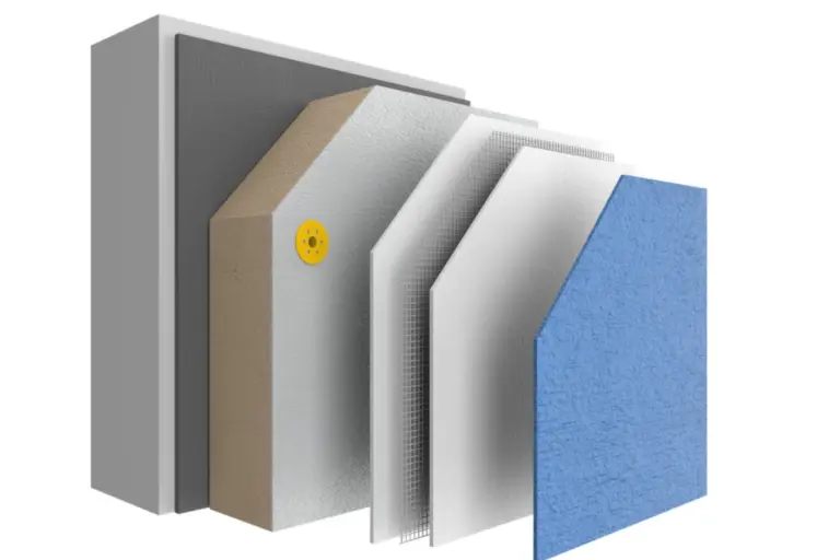 WDVS Aufbau StoTherm PIR mit allen Schichten, WDVS mit Hochleistungsdämmstoff