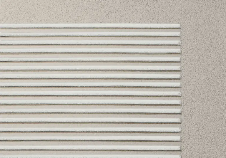 Fassadenmaterial Putz, Putzfassade mit StoSignature Textur beschichtet