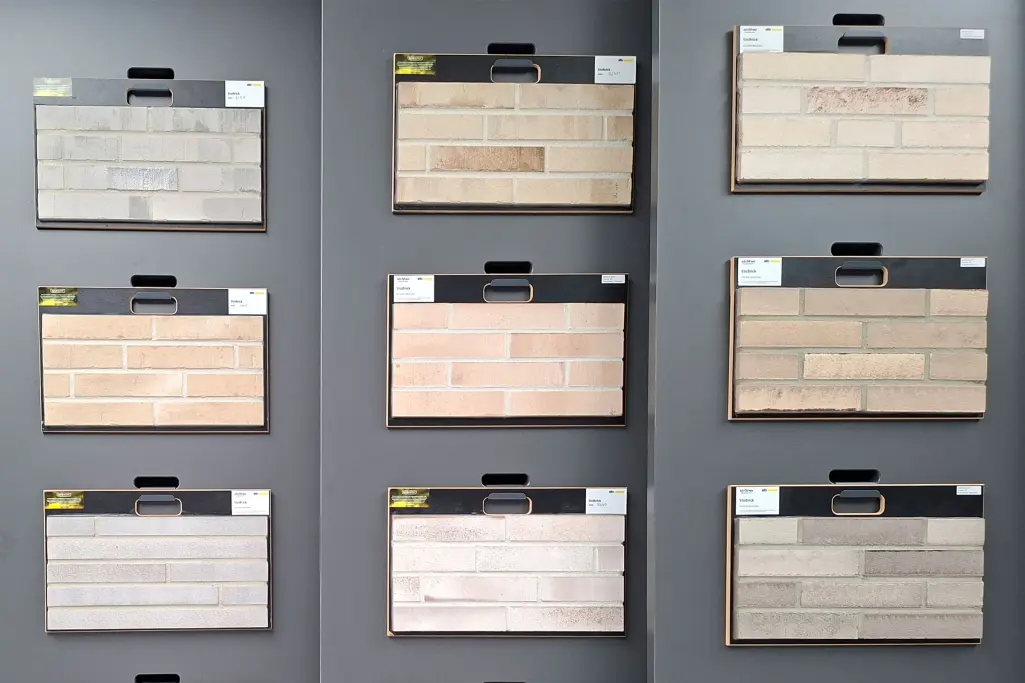 Serie von StoBrick Musterplatten