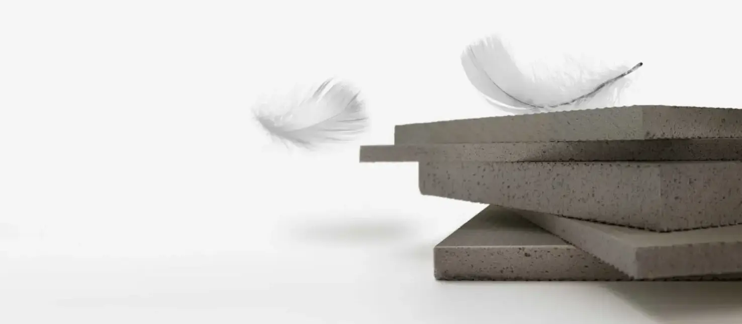 Abbildung mehrerer Putzträgerplatten übereinander