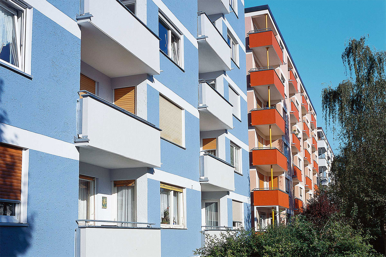 Fassade Wohnanlage Weiden, DE, Balkon, Parkgarage, Innenraum, Betonschutz – alles aus einer Hand