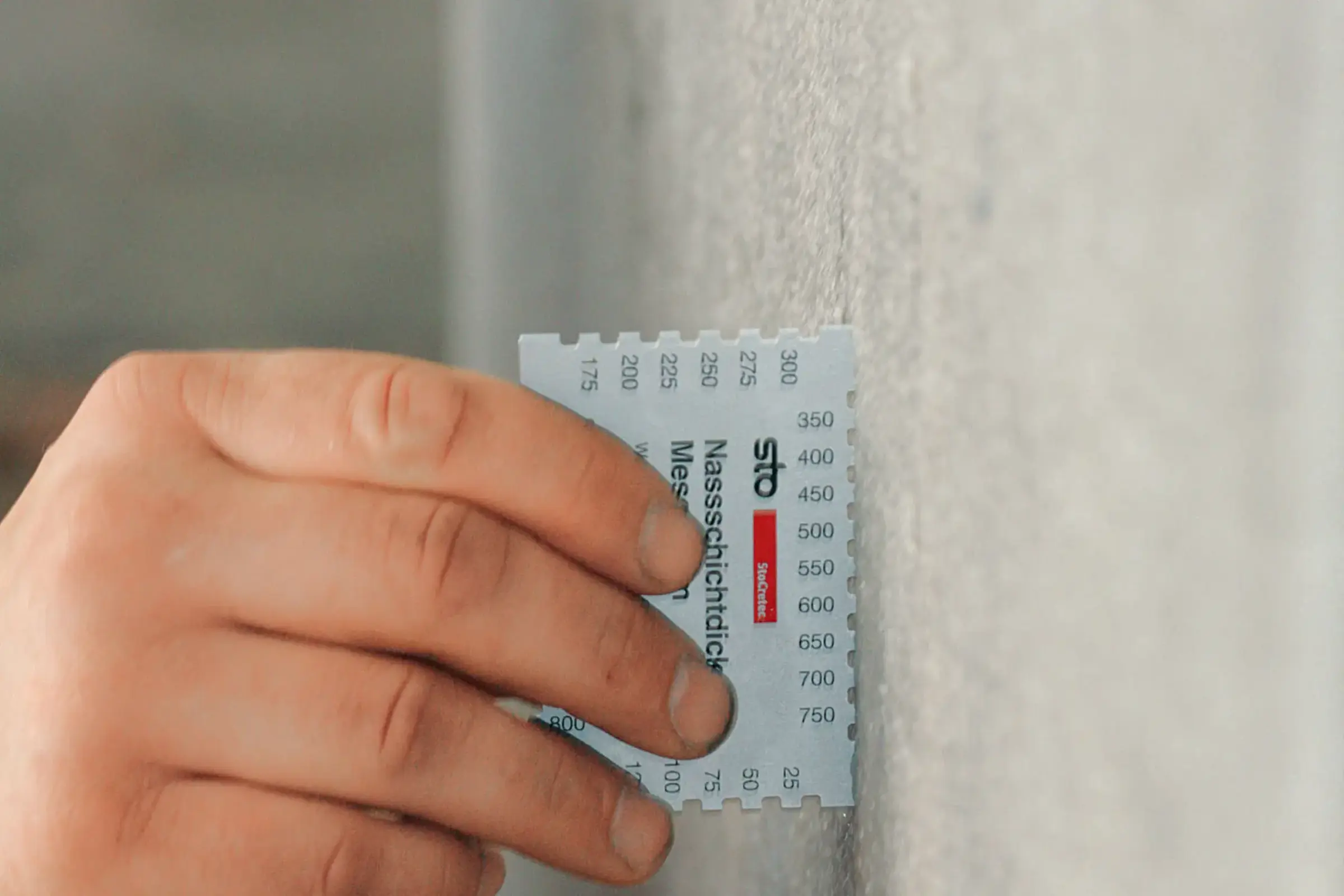 Mesure de la surface des piliers en béton