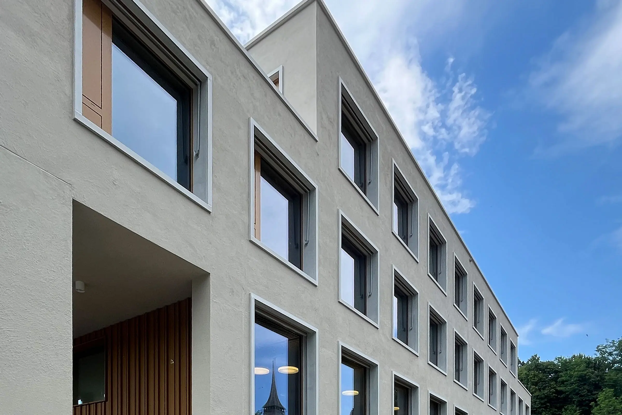 Fensterfront Schulzentrum Neuenegg