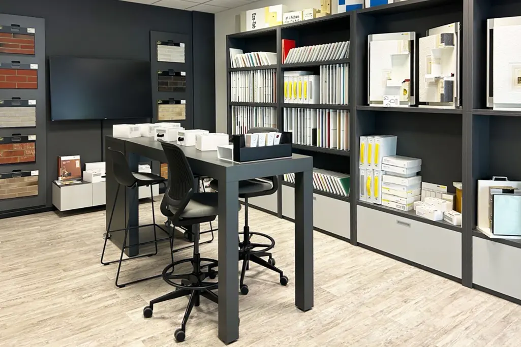 Intérieur du Sto-Showroom de Bironico-Tessin