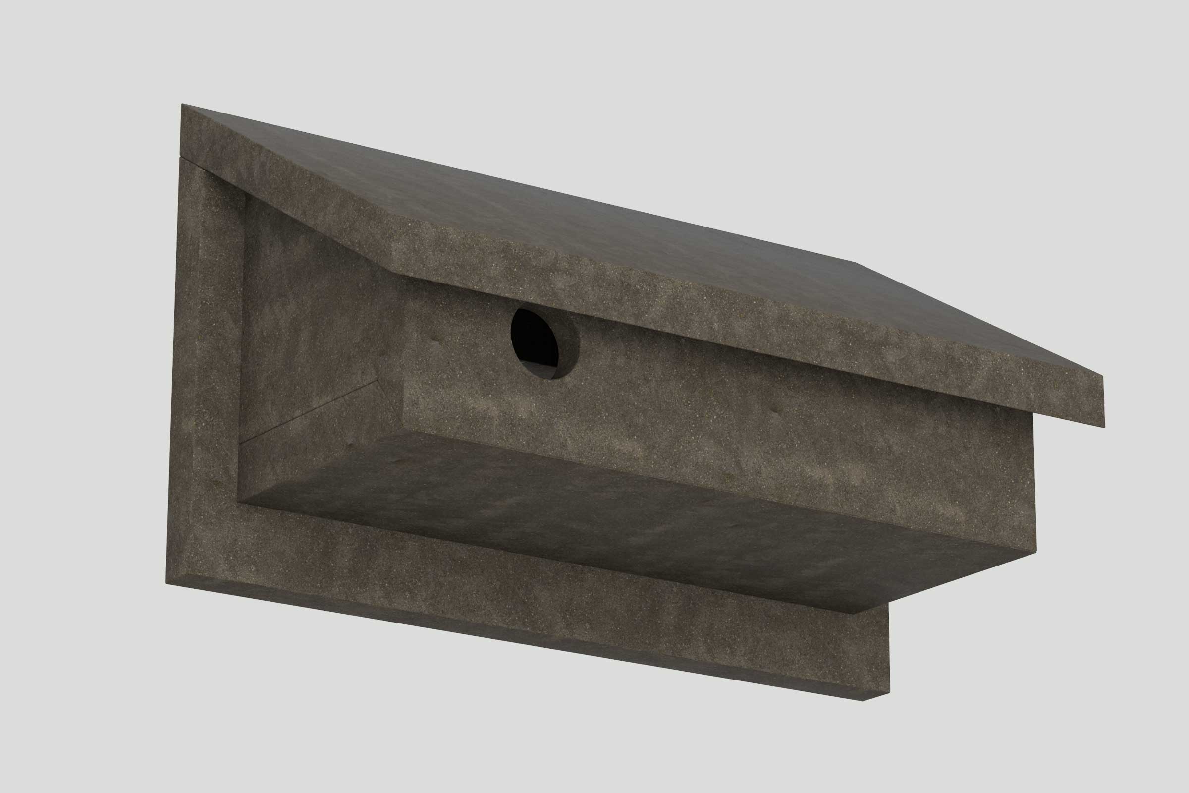 Nistkasten StoElement Fauna, der nachträglich an der WDVS-Fassade befestigt werden kann