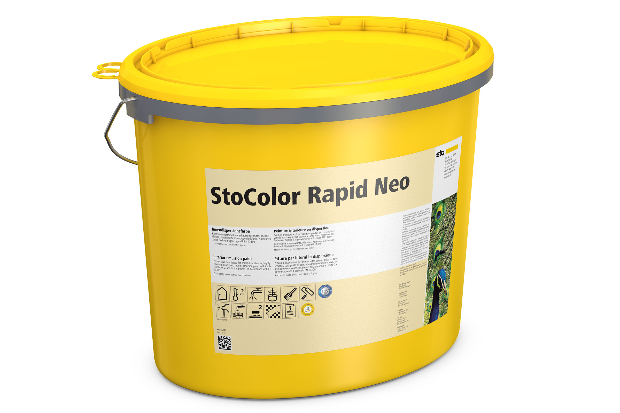 StoColor Rapid Neo in gelbem Sto-Eimer