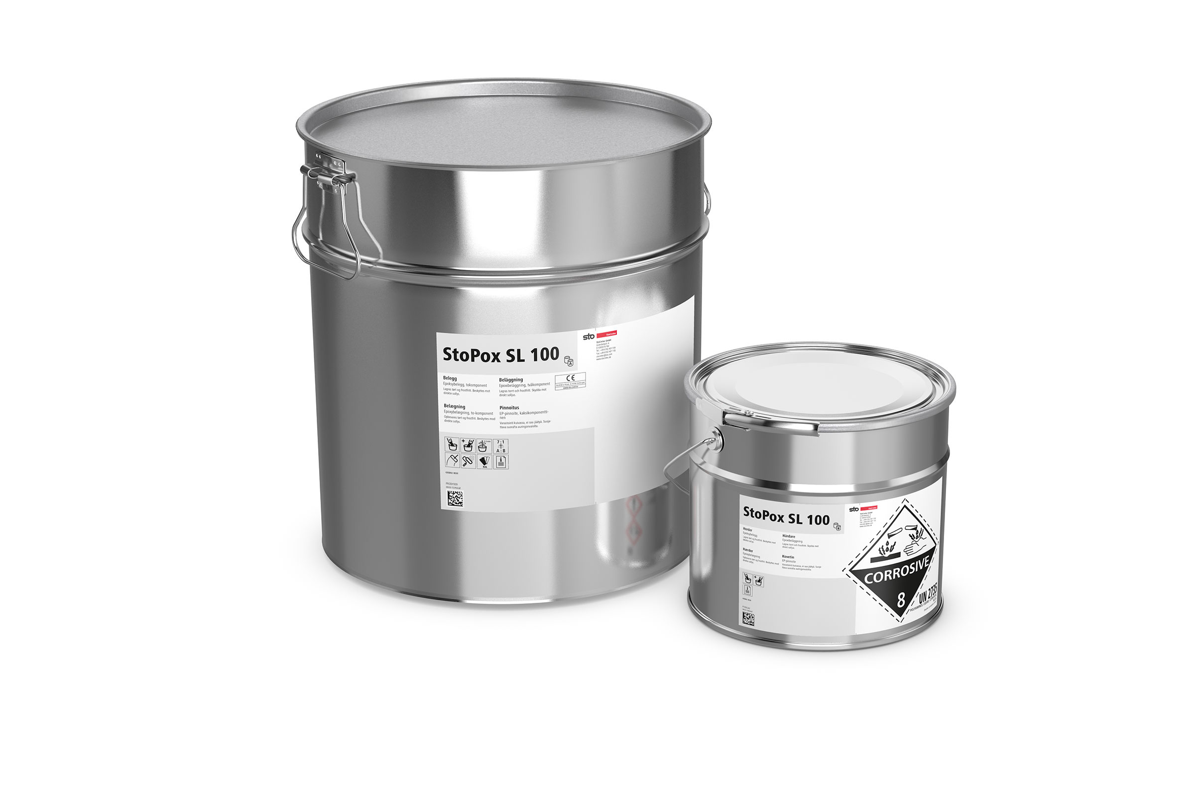 2 Systemaufbauten für rutschhemmenden Belag und glatten Belag