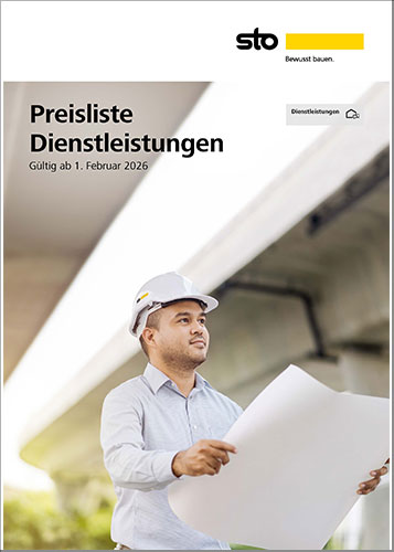 Titelblatt Dienstleistungspreisliste - Zwei Fachhandwerker im Gespräch