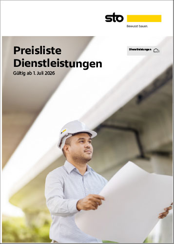 Titelblatt Dienstleistungspreisliste - Zwei Fachhandwerker im Gespräch
