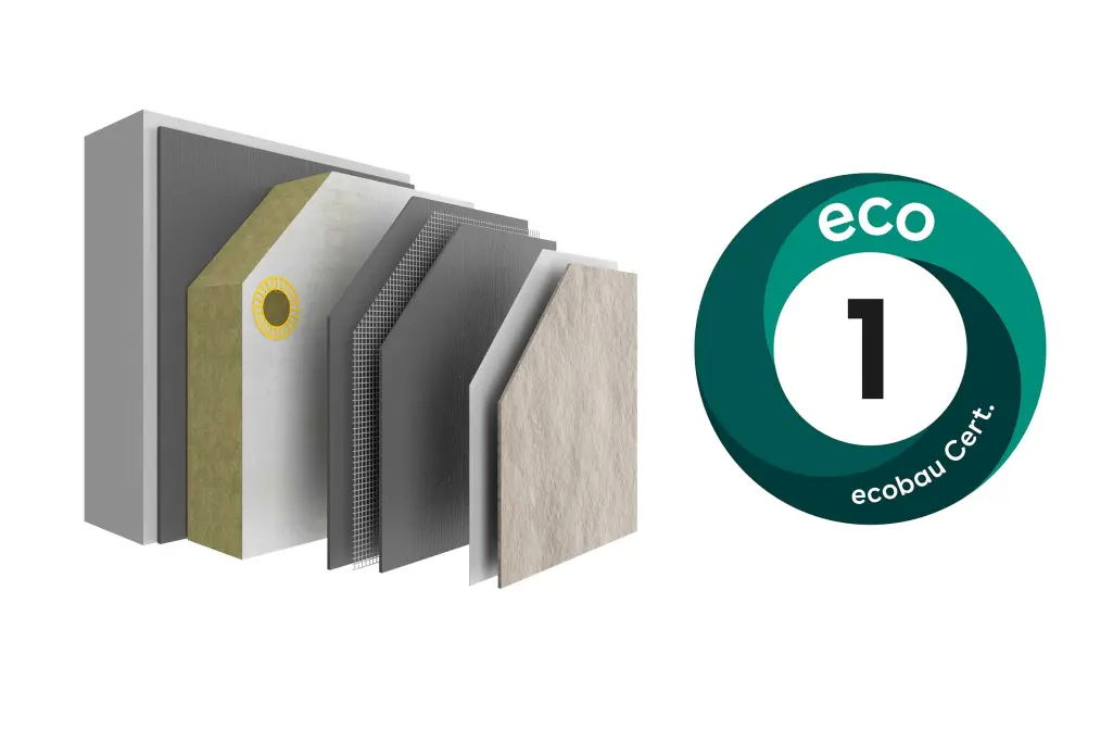 Wärmedämm-Verbundsystem StoTherm Mineral mit dem ecobau-Label