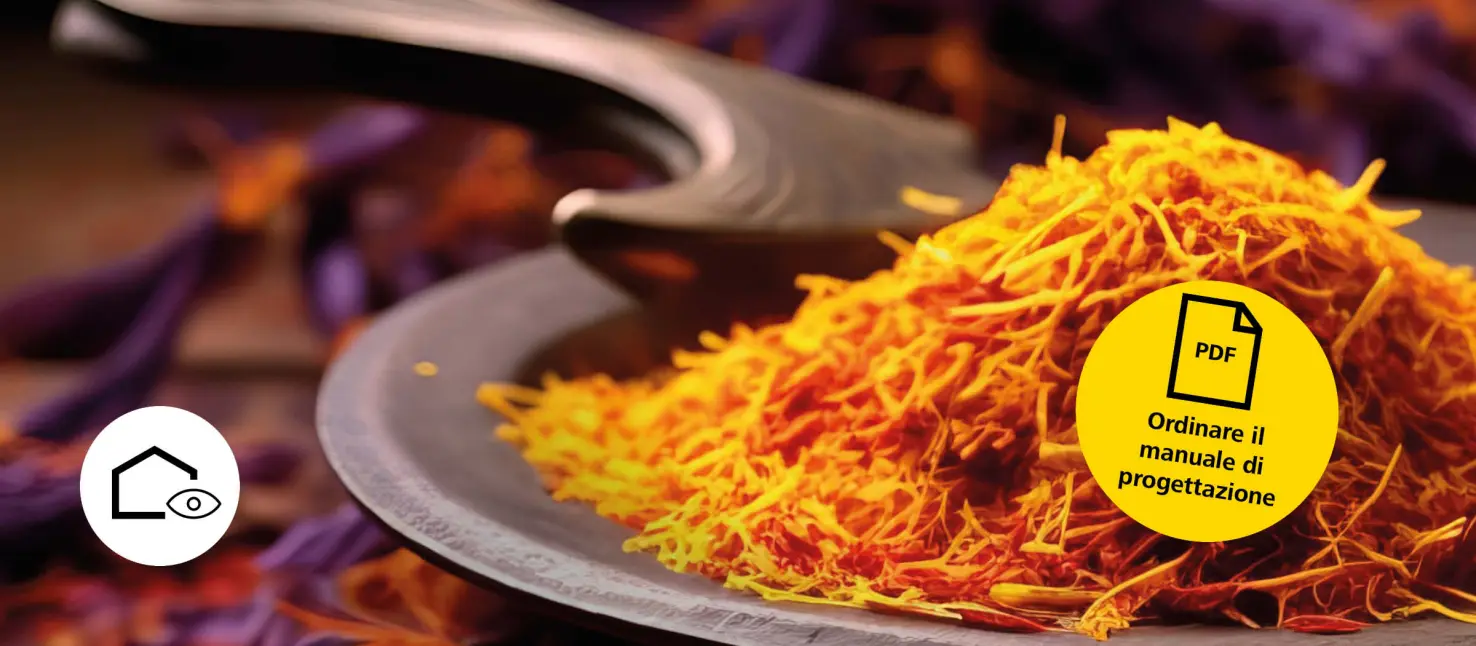 Foto di repertorio con zafferano essiccato, Colori interni 24+ di Sto