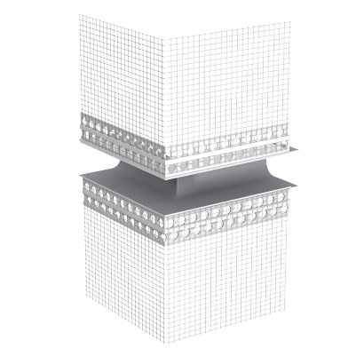 Sto-Dehnfugenprofil E Ausseneckstück